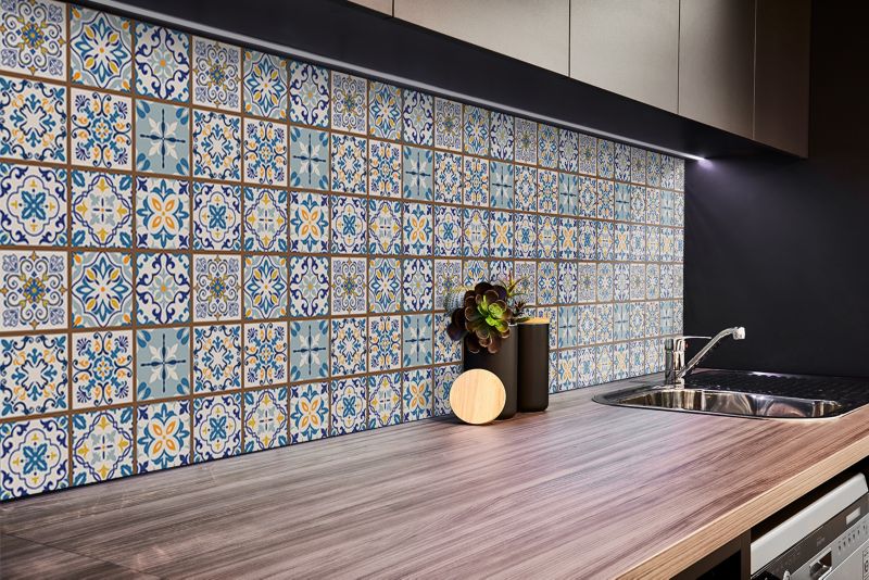 Panel samoprzylepny Tulup 100x50 cm Arabski patchwork 1 szt.