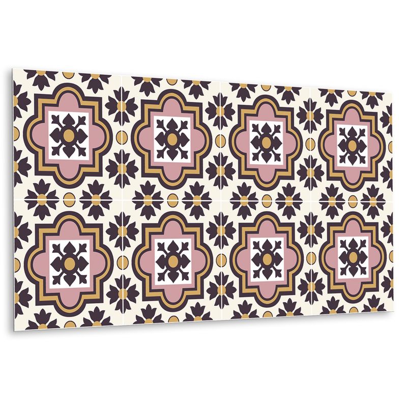Panel samoprzylepny Tulup 100x50 cm Arabskie kwiaty 1 szt.