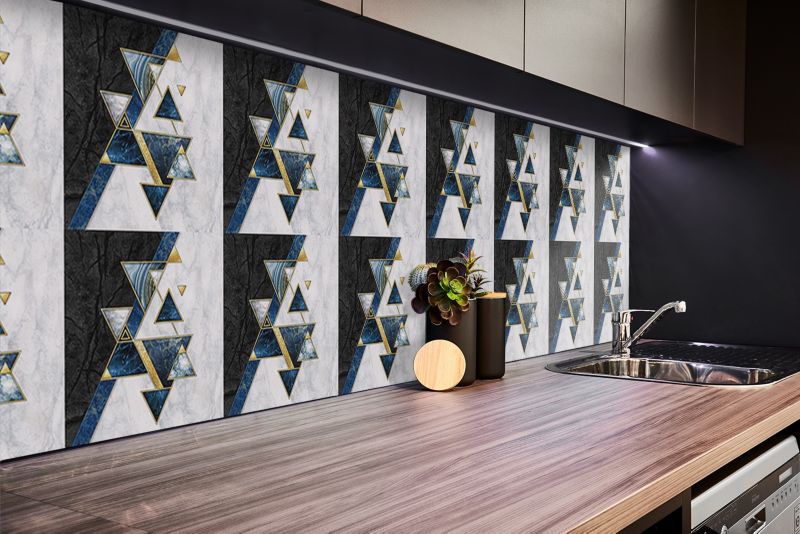 Panel samoprzylepny Tulup 100x50 cm Artystyczne figury 1 szt.