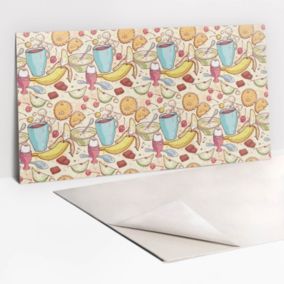 Panel samoprzylepny Tulup 100x50 cm Bajkowy motyw do kuchni 1 szt.