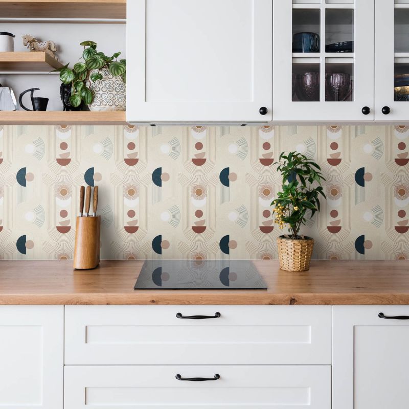 Panel samoprzylepny Tulup 100x50 cm Boho geometryczne kształty 1 szt.