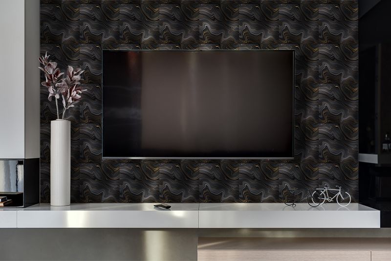 Panel samoprzylepny Tulup 100x50 cm Ciemna abstrakcja 1 szt.