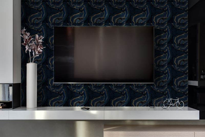 Panel samoprzylepny Tulup 100x50 cm Ciemny stylowy wzór 1 szt.