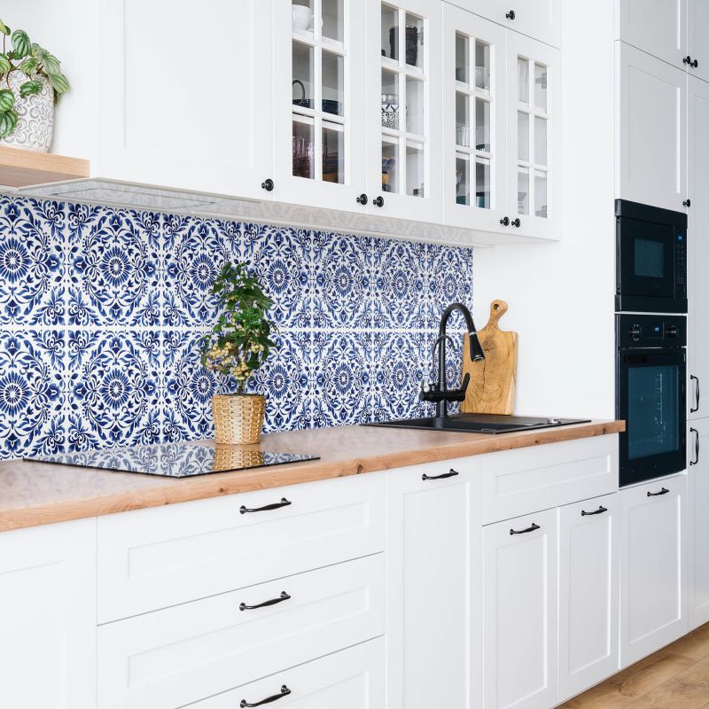 Panel samoprzylepny Tulup 100x50 cm Florystyczny ornament 1 szt.