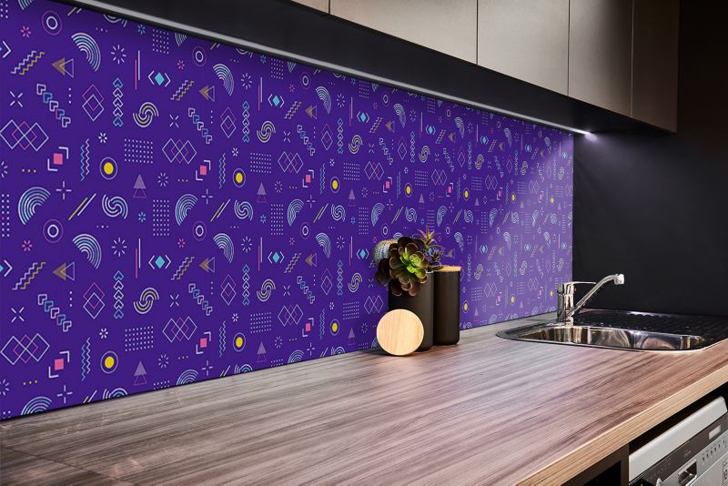 Panel samoprzylepny Tulup 100x50 cm Geometria w ruchu 1 szt.