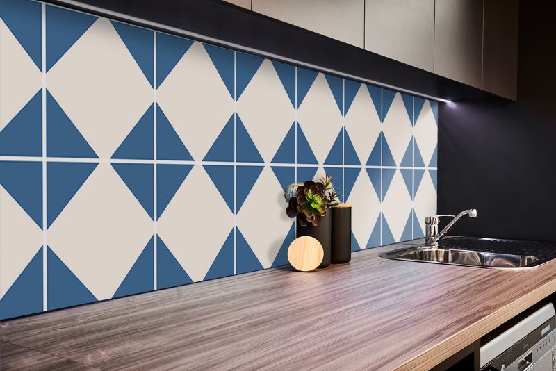 Panel samoprzylepny Tulup 100x50 cm Geometryczny romb 1 szt.