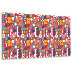 Panel samoprzylepny Tulup 100x50 cm Geometryczny wzór vintage 1 szt.