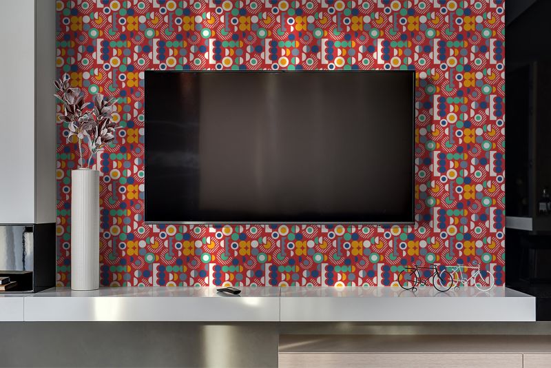 Panel samoprzylepny Tulup 100x50 cm Geometryczny wzór vintage 1 szt.
