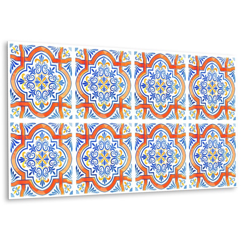 Panel samoprzylepny Tulup 100x50 cm Grafika w stylu azulejo 1 szt.