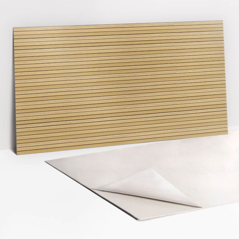 Panel samoprzylepny Tulup 100x50 cm Jasne drewniane deski 1 szt.