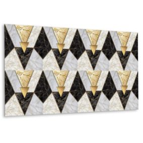 Panel samoprzylepny Tulup 100x50 cm Kamienne trójkąty 1 szt.