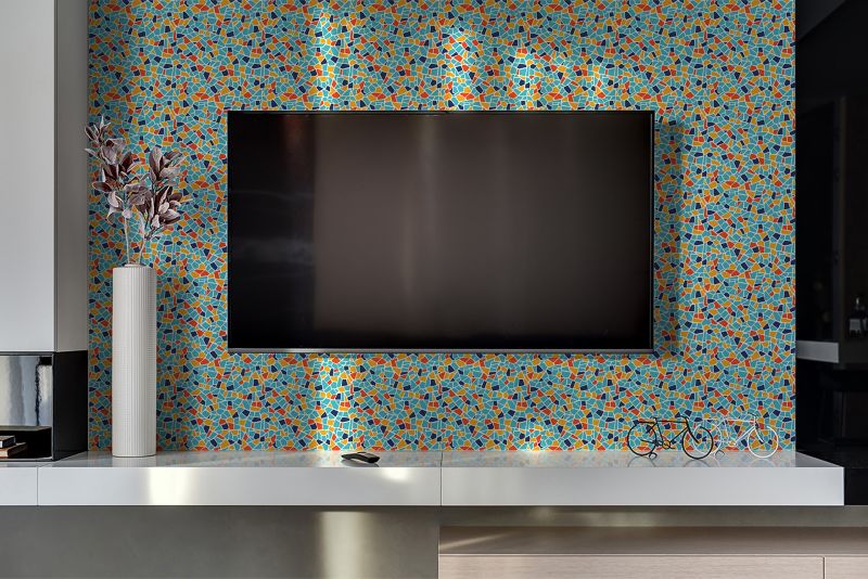 Panel samoprzylepny Tulup 100x50 cm Kolorowa mozaika 1 szt.