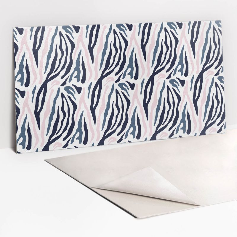 Panel samoprzylepny Tulup 100x50 cm Kolorowa zebra 1 szt.
