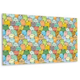 Panel samoprzylepny Tulup 100x50 cm Kolorowe koty 1 szt.