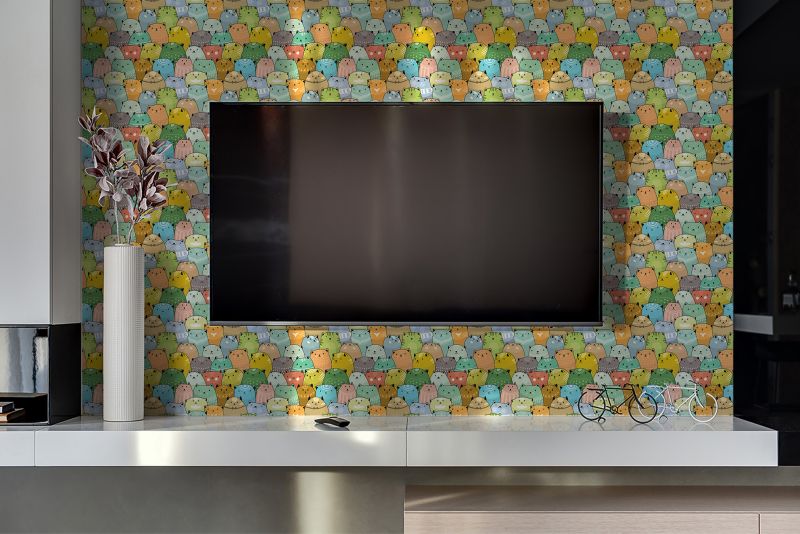 Panel samoprzylepny Tulup 100x50 cm Kolorowe koty 1 szt.