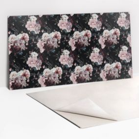 Panel samoprzylepny Tulup 100x50 cm Kolorowe kwiaty 1 szt. III