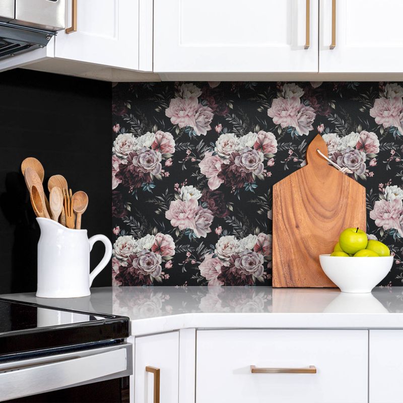 Panel samoprzylepny Tulup 100x50 cm Kolorowe kwiaty 1 szt. III
