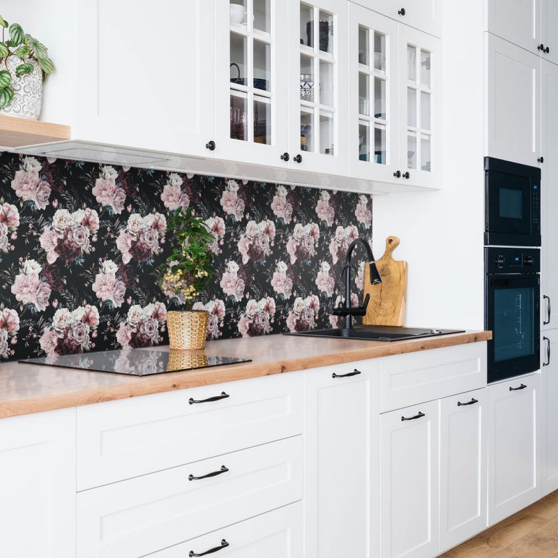 Panel samoprzylepny Tulup 100x50 cm Kolorowe kwiaty 1 szt. III