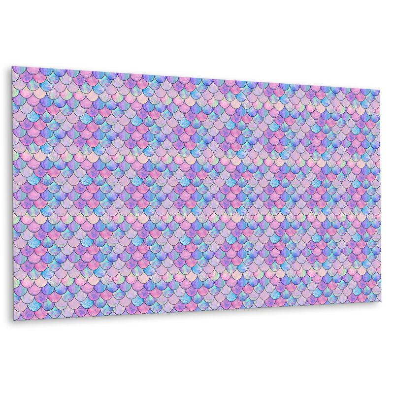Panel samoprzylepny Tulup 100x50 cm Kolorowe rybie łuski 1 szt.