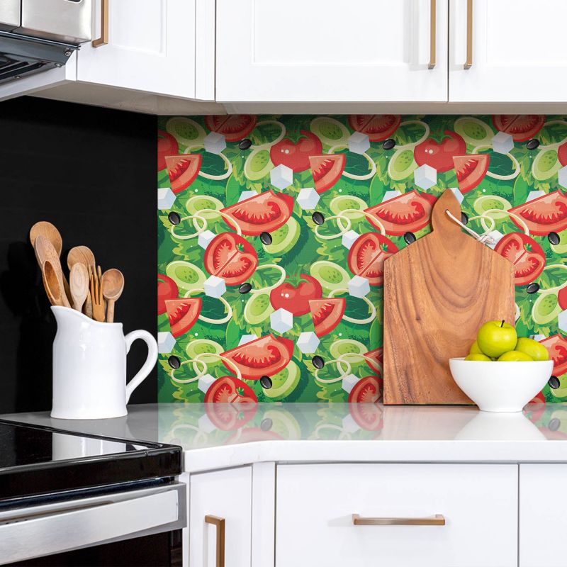 Panel samoprzylepny Tulup 100x50 cm Kolorowe warzywa 1 szt. III