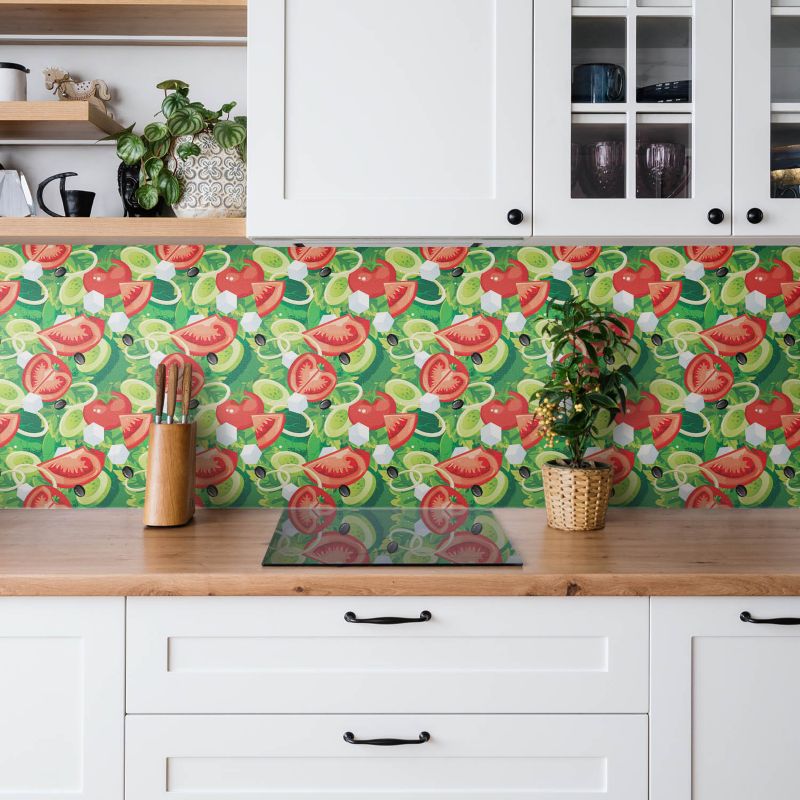 Panel samoprzylepny Tulup 100x50 cm Kolorowe warzywa 1 szt. III