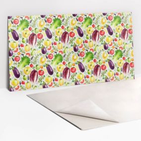 Panel samoprzylepny Tulup 100x50 cm Kolorowe warzywa 1 szt. II