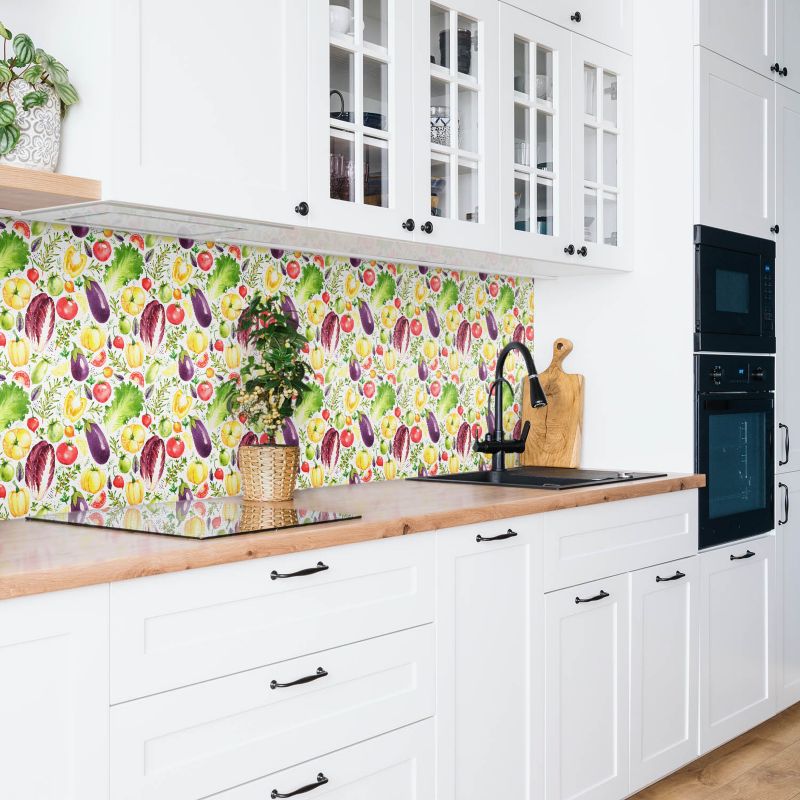 Panel samoprzylepny Tulup 100x50 cm Kolorowe warzywa 1 szt. II