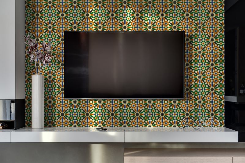 Panel samoprzylepny Tulup 100x50 cm Kubański wzór 1 szt.