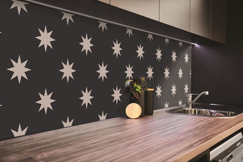Panel samoprzylepny Tulup 100x50 cm Kwadratowa gwiazda 1 szt.