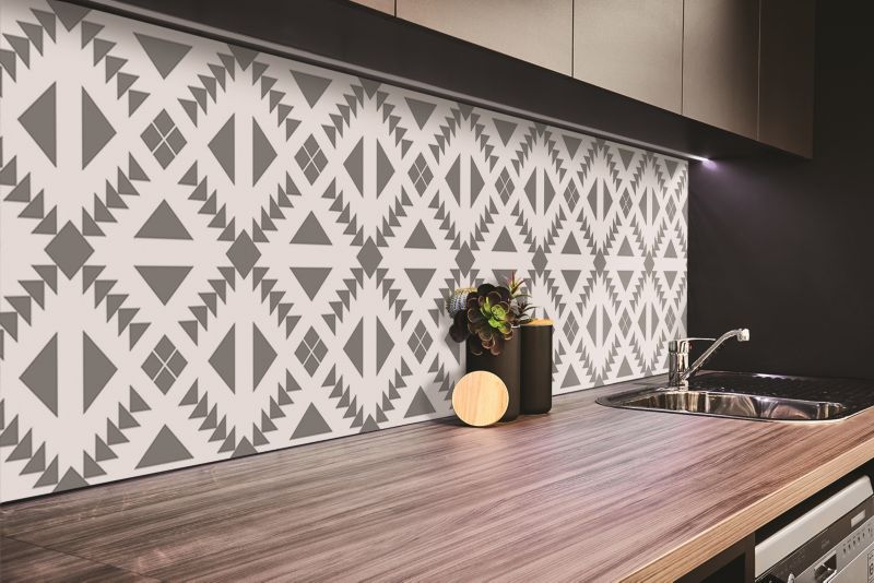Panel samoprzylepny Tulup 100x50 cm Kwadraty i trójkąty 1 szt.