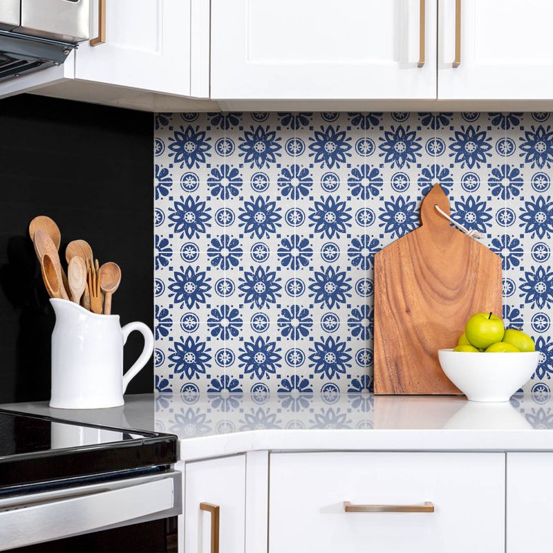 Panel samoprzylepny Tulup 100x50 cm Kwiatowe ornamenty 1 szt.