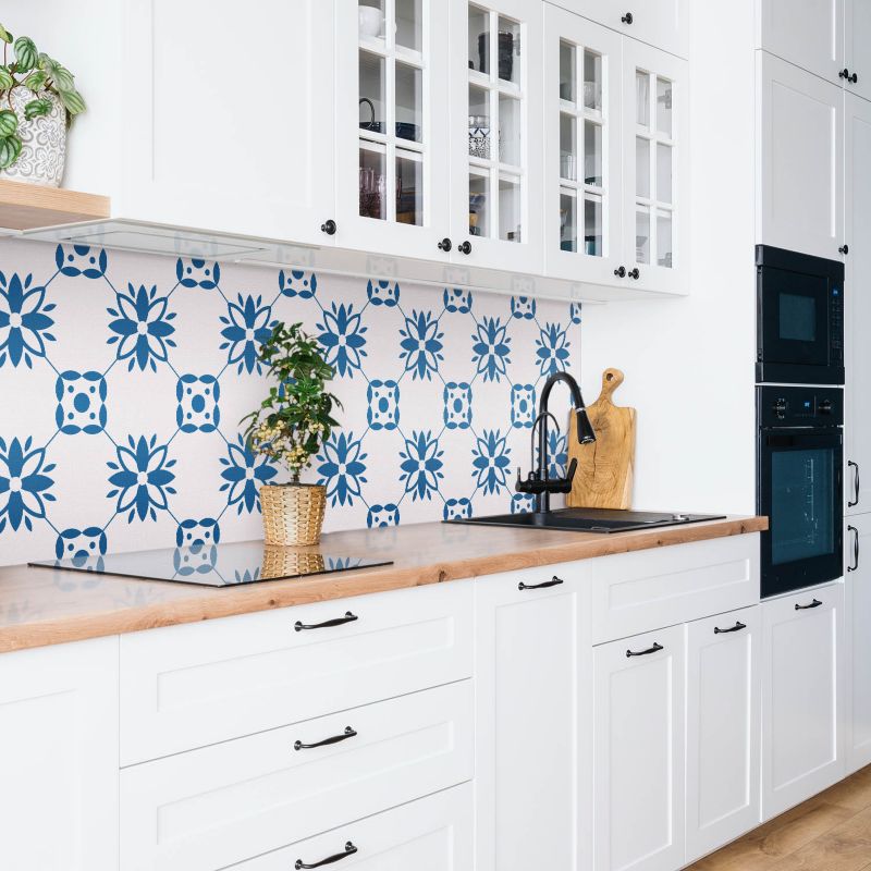 Panel samoprzylepny Tulup 100x50 cm Kwiatowy ornament 1 szt.