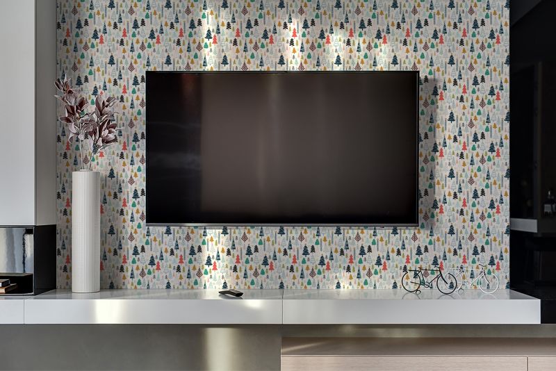Panel samoprzylepny Tulup 100x50 cm Las drzew 1 szt.