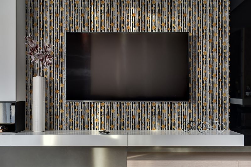 Panel samoprzylepny Tulup 100x50 cm Linie i gwiazdy 1 szt.