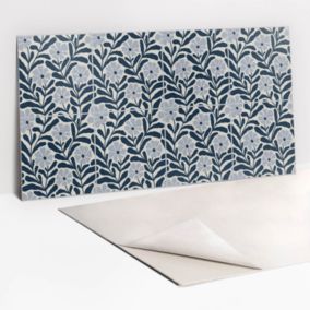 Panel samoprzylepny Tulup 100x50 cm Malowane kwiaty 1 szt. II