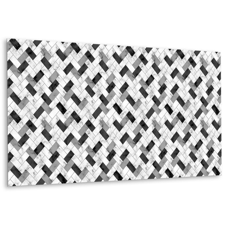 Panel samoprzylepny Tulup 100x50 cm Marmurowa jodełka 1 szt.