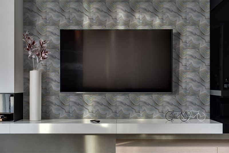 Panel samoprzylepny Tulup 100x50 cm Marmurowe fale 1 szt.