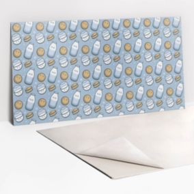 Panel samoprzylepny Tulup 100x50 cm Mleko i ciasteczko 1 szt.