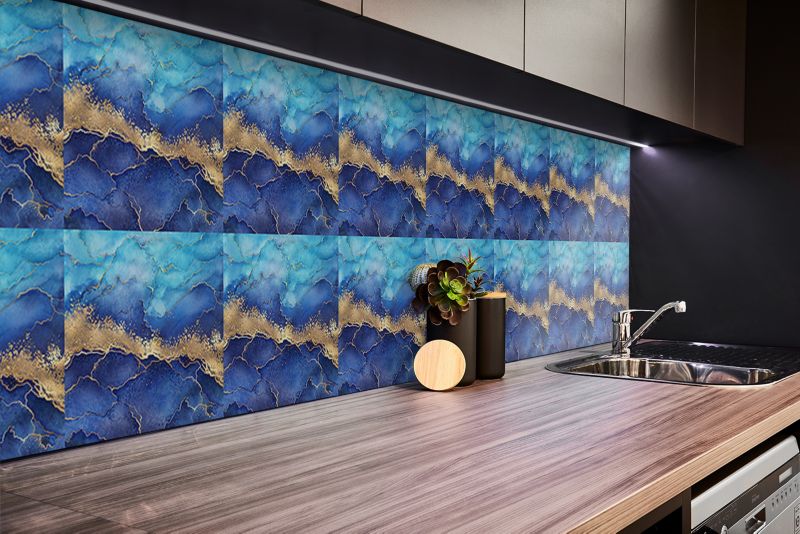 Panel samoprzylepny Tulup 100x50 cm Morze marmuru 1 szt.