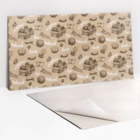 Panel samoprzylepny Tulup 100x50 cm Naturalne warzywa 1 szt. II