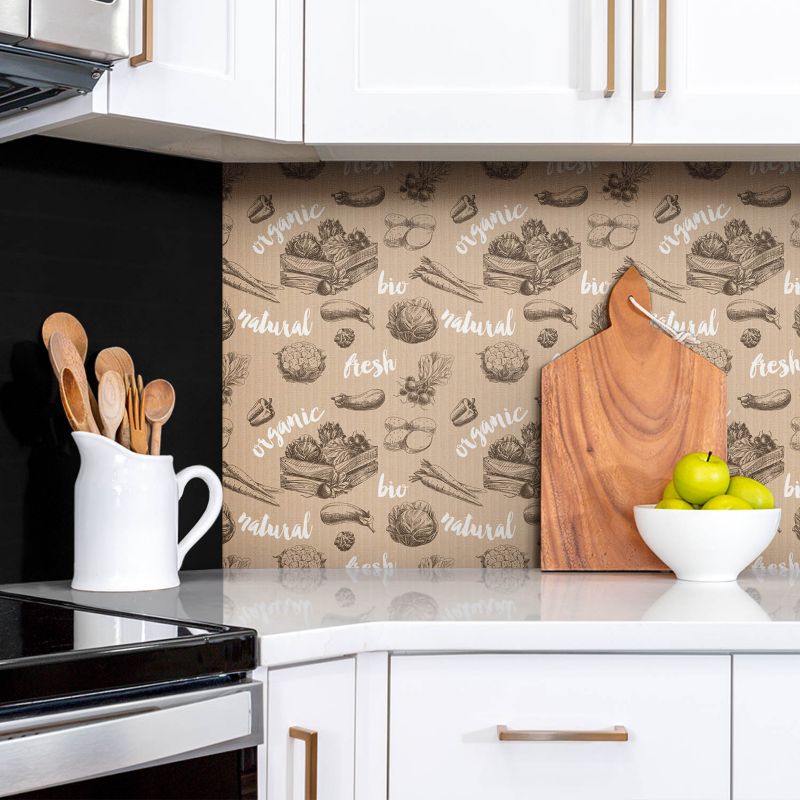 Panel samoprzylepny Tulup 100x50 cm Naturalne warzywa 1 szt. II
