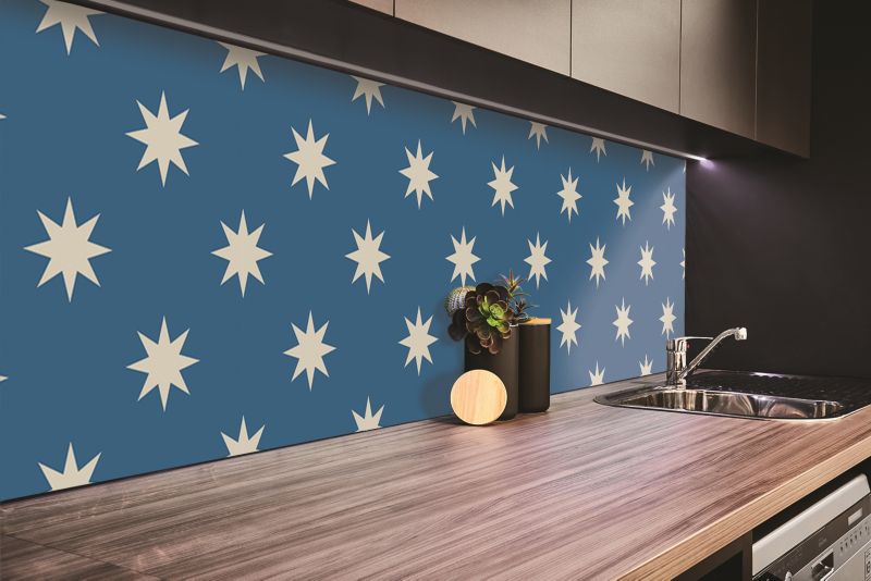 Panel samoprzylepny Tulup 100x50 cm Ośmioramienna gwiazda 1 szt.