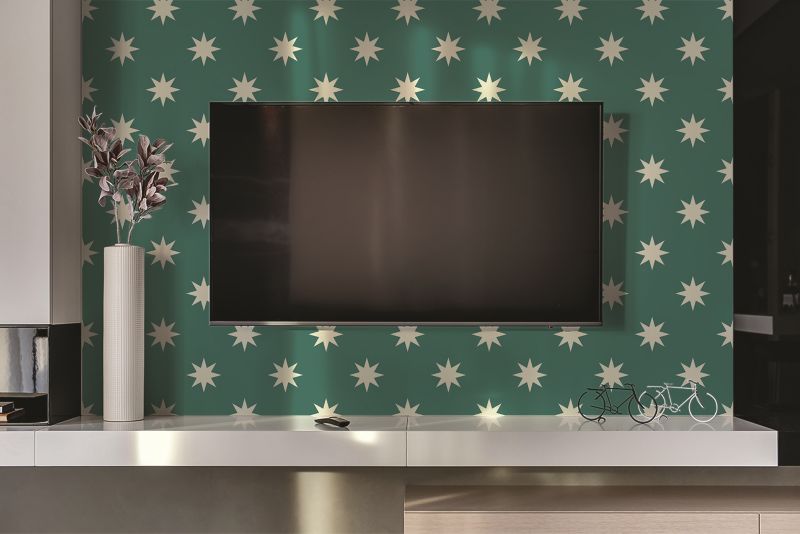 Panel samoprzylepny Tulup 100x50 cm Ośmioramienna gwiazda 1 szt.