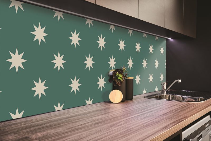 Panel samoprzylepny Tulup 100x50 cm Ośmioramienna gwiazda 1 szt.