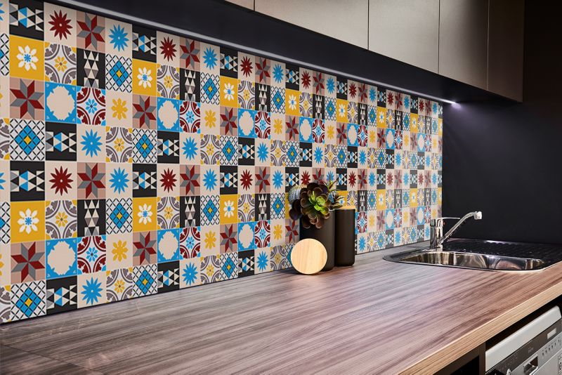 Panel samoprzylepny Tulup 100x50 cm Orientalna mozaika 1 szt.