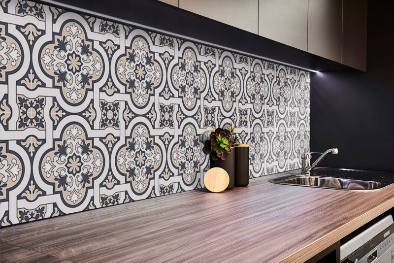 Panel samoprzylepny Tulup 100x50 cm Ozdoba w kształcie liścia 1 szt.