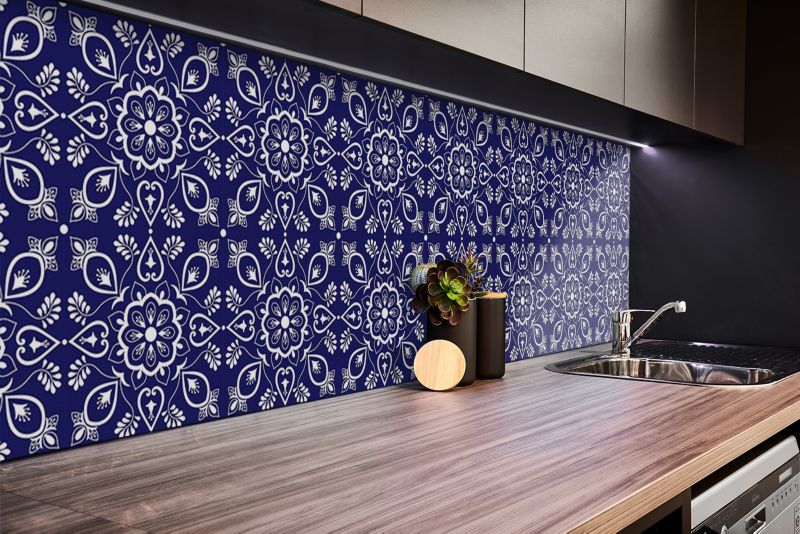 Panel samoprzylepny Tulup 100x50 cm Portugalskie azuelo 1 szt.