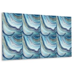 Panel samoprzylepny Tulup 100x50 cm Przekrój poprzeczny agatu 1 szt.