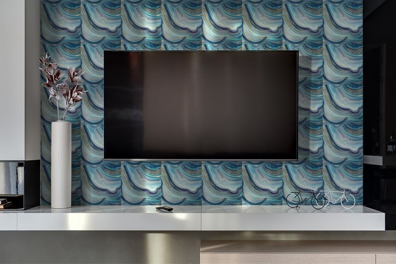 Panel samoprzylepny Tulup 100x50 cm Przekrój poprzeczny agatu 1 szt.