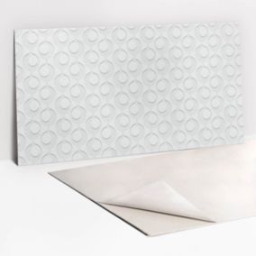 Panel samoprzylepny Tulup 100x50 cm Regularne okręgi 1 szt.